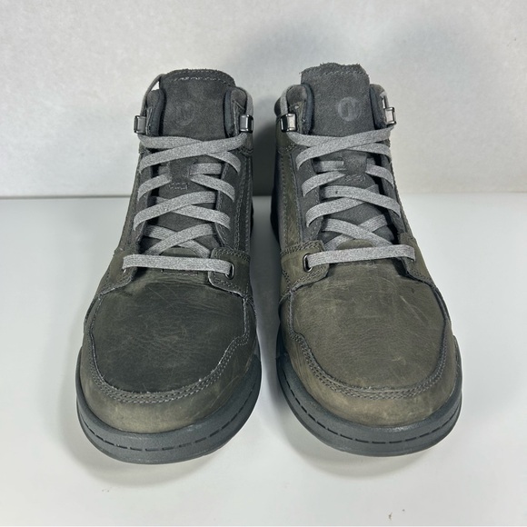 Merrell Berner Mid Waterproof Granite Distress Lace Trail Hiking Shoe Boot Men 8 - Picture 9 of 15